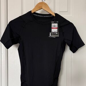 Under Armour Black Men’s Armour HeatHear Compression Short Sleeve T-Shirt
